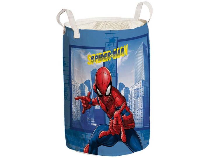 Aufbewahrungskorb SPIDERMAN blau 30x30x52cm