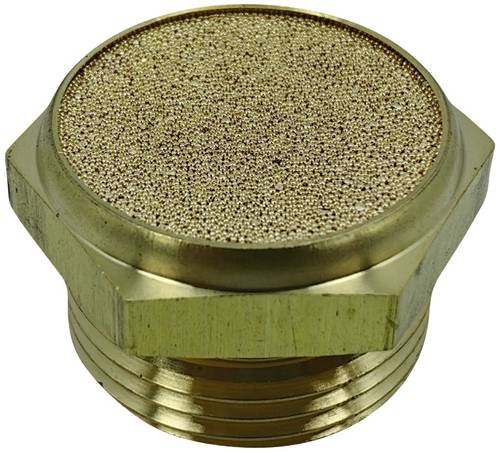 TRU COMPONENTS Druckluft-Schalldämpfer TC-12770344 Außengewinde G1 15 bar Messing 1St.