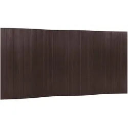 vidaXL Paravent Dunkelbraun 165x400 cm Bambus