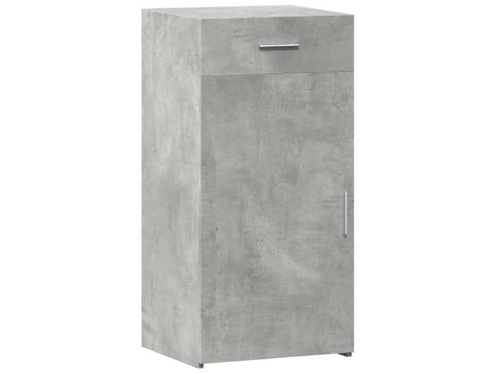 HKTMGDNG Sideboard Betongrau 45x42,5x93 cm Holzwerkstoff Schrank Kompakter Mehrzweckschrank mit Schublade und Tür für Wohnzimmer oder Flur, sorgt für ordentliche Aufbewahrung.