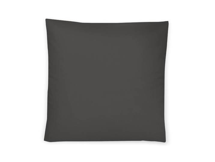 Kissenbezug IRISETTE Paris 8000 , grau (grafit), B:40cm L:40cm, Mako-Satin, Obermaterial: 100% Baumwolle, Kissenbezüge, Kissenbezug, Hochwertiger Premium Kissenbezug