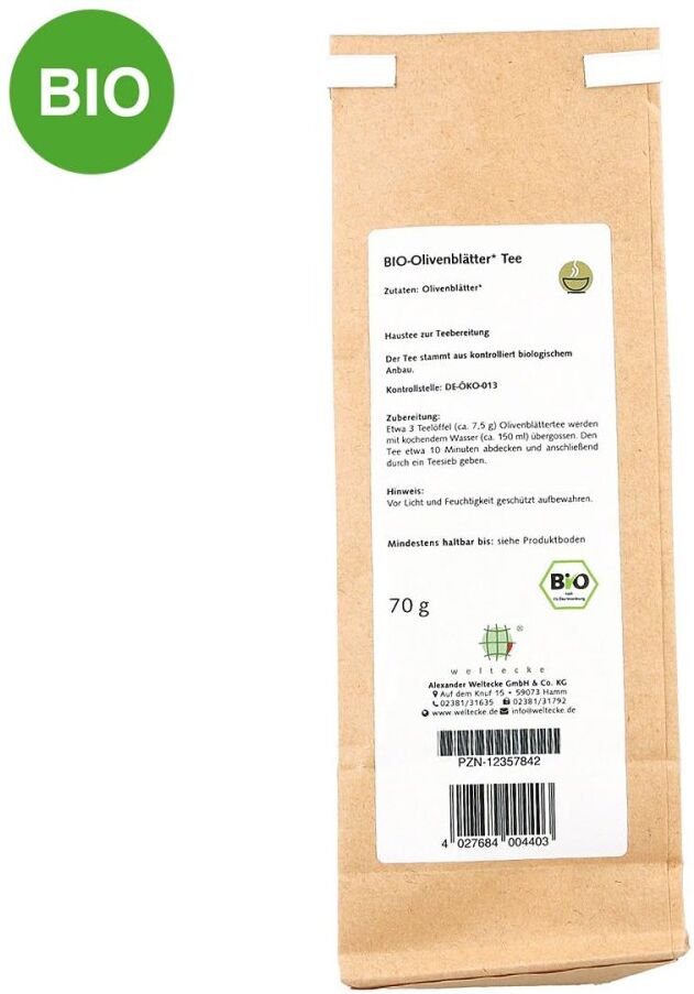 Alexander Weltecke Bio Olivenblätter Tee
