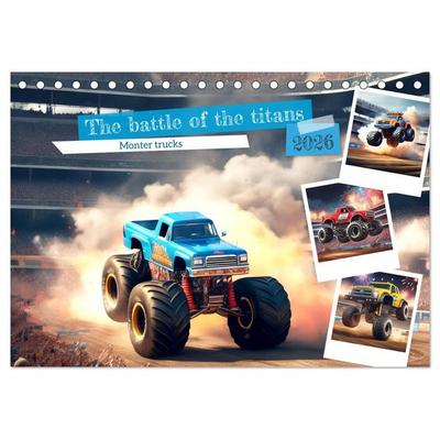 The battle of the titans (Desk Calendar 2026 DIN A5 landscape), CALVENDO 12 Month DeskCalendar