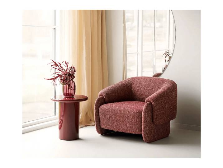 Lounge Sessel Ravellin - Bordeaux Mix - Bordeaux Mix - Luxusbetten24