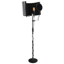 Pronomic CM-100BG Großmembran-Mikrofon Komplettset inkl. Stativ, Popschutz, Micscreen & Kabel
