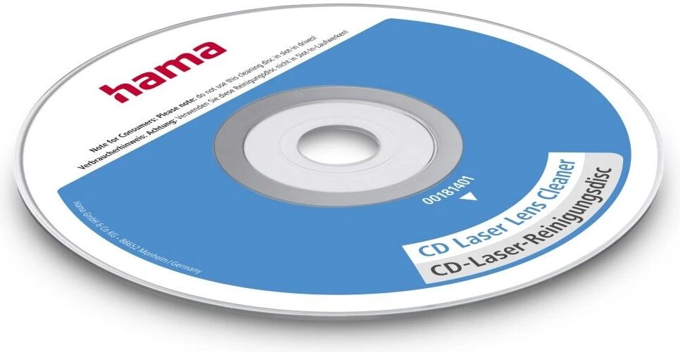 Pulizia lente CD e DVD Hama 00181401
