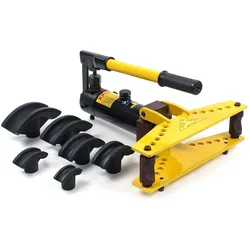 Wiltec, Fahrzeug Werkzeug, Rohrbiegegerät 6t hydraulisch Rohrbiegemaschine Ø6,35-25,4mm Rohrbieger