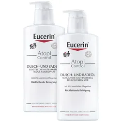 Eucerin AtopiControl Dusch- und Badeöl 2X400 ml