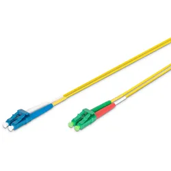 Digitus LWL Patchkabel, Duplex, LC (APC) zu LC (PC) SM OS2 09/125 μ, 2 m