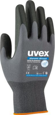 Handschuhe Uvex phynomic allround, Polyamid/Elastan, Aqua-Polymer-Schicht, EN 388 (3 1 3 1), 10 Paar, Gr. 12