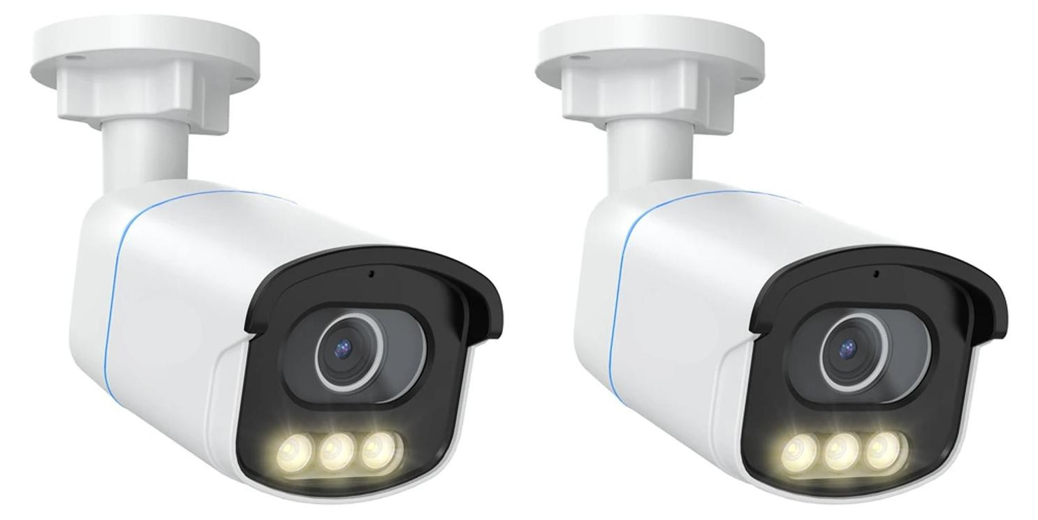 Selius Beveiligingscamera Buiten 2-Pack 5MP 3K PoE IP Camera met Nachtzicht