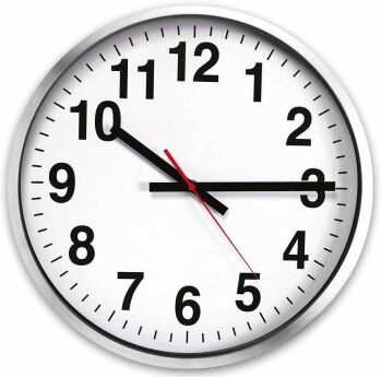 Orologio da Parete Maxi Alluminio e Vetro Personalizzate o neutre