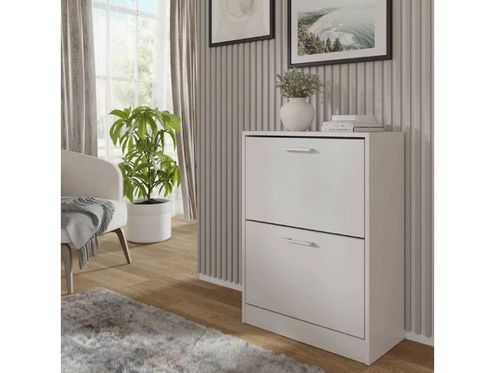 Meuble à chaussures IGA 2D avec 2 abattants – cachemire