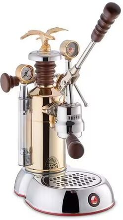 laPavoni La Pavoni Handhebelmaschine Esperto Competente Chrom-gold - - MaxiCoffee