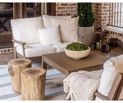 POLYWOOD Braxton Deep Seating Loveseat
