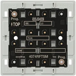 Jung 4074RFTSM KNX RF Funk-Wandsender-Modul, 4fach, F40 4074 RF TSM