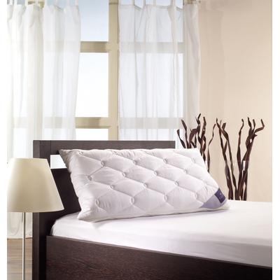 Nackenstützkissen BILLERBECK "Novoflex. Kissen ist Allergiker freundlich (Hausstauballergiker)", weiß, B:40cm L:80cm, Bezug: 100% Baumwolle, Kopfkissen, Das Komfortwellen-Kissen mit Doppelfunktion