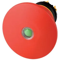Eaton 152865 NOT-HALT-/NOT-AUS-Taste, RMQ-Titan, Palmenform, 60 mm, unbeleuchtet, Zugentriegelung, rot (RAL 3000), gelb, mit mechanischer