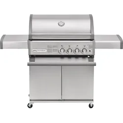 Crossray C4 Trolley Barbecue Gasgrill 4 x Infrarot-Brenner Grillwagen BBQ Grill