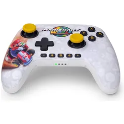 PowerA Advantage Wirel. Controller NSGP0571 NSW2, Mario Kart World (Switch, Switch 2, Switch Lite), Gaming Controller, Weiss, Mehrfarbig