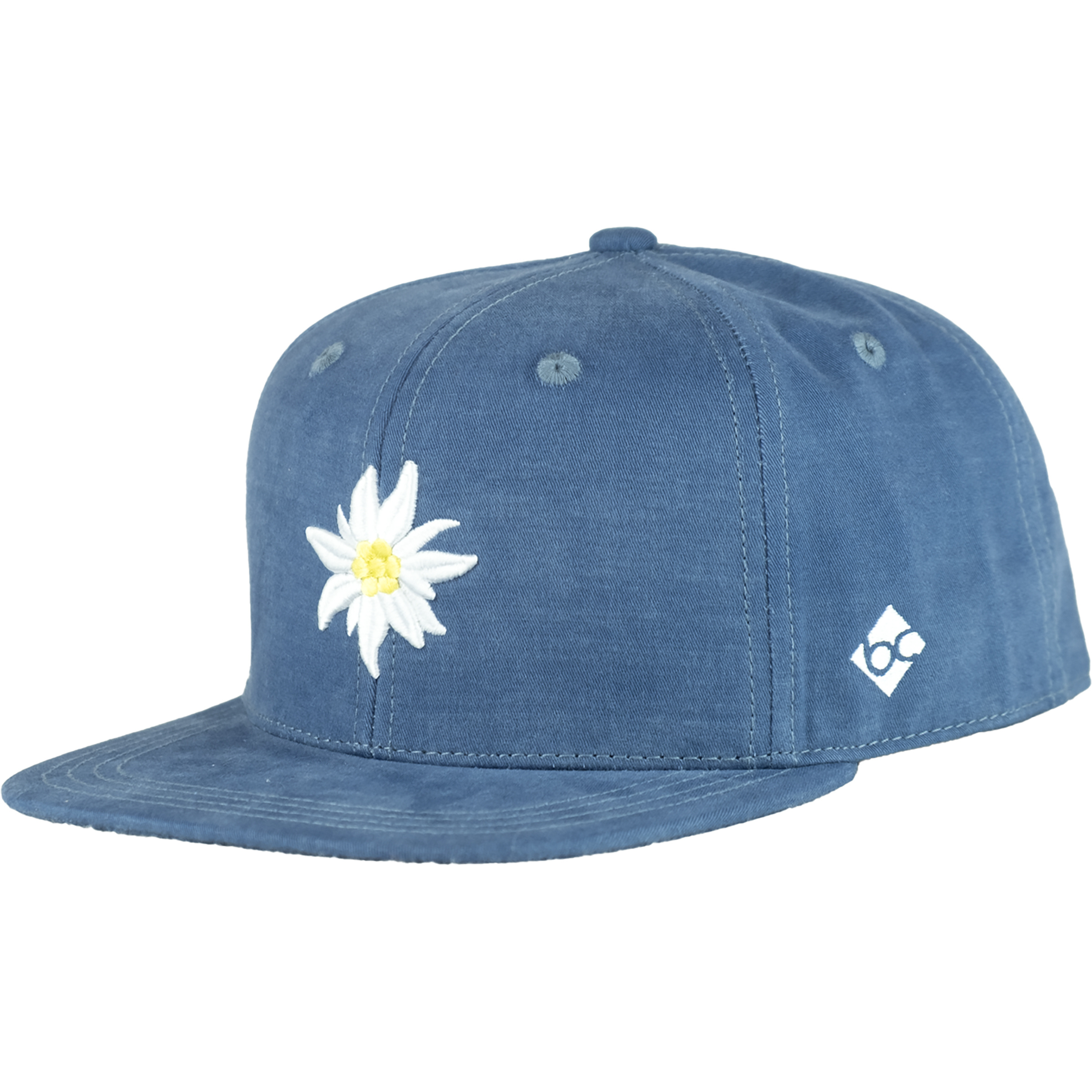 Bavarian Caps Edelweiß: Core Collection Snapback Cap Basecaps blau Lifestyle
