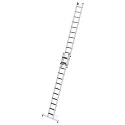 MUNK Günzburger Steigtechnik 040694 Aluminium Stufen-Seilzugleiter Arbeitshöhe (max.): 7.0 cm