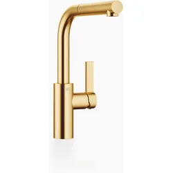 Dornbracht ELIO Einhebelmischer mit Pull-out-Funktion, Ausladung 235mm, 33840790-28, Farbe: Messing gebürstet