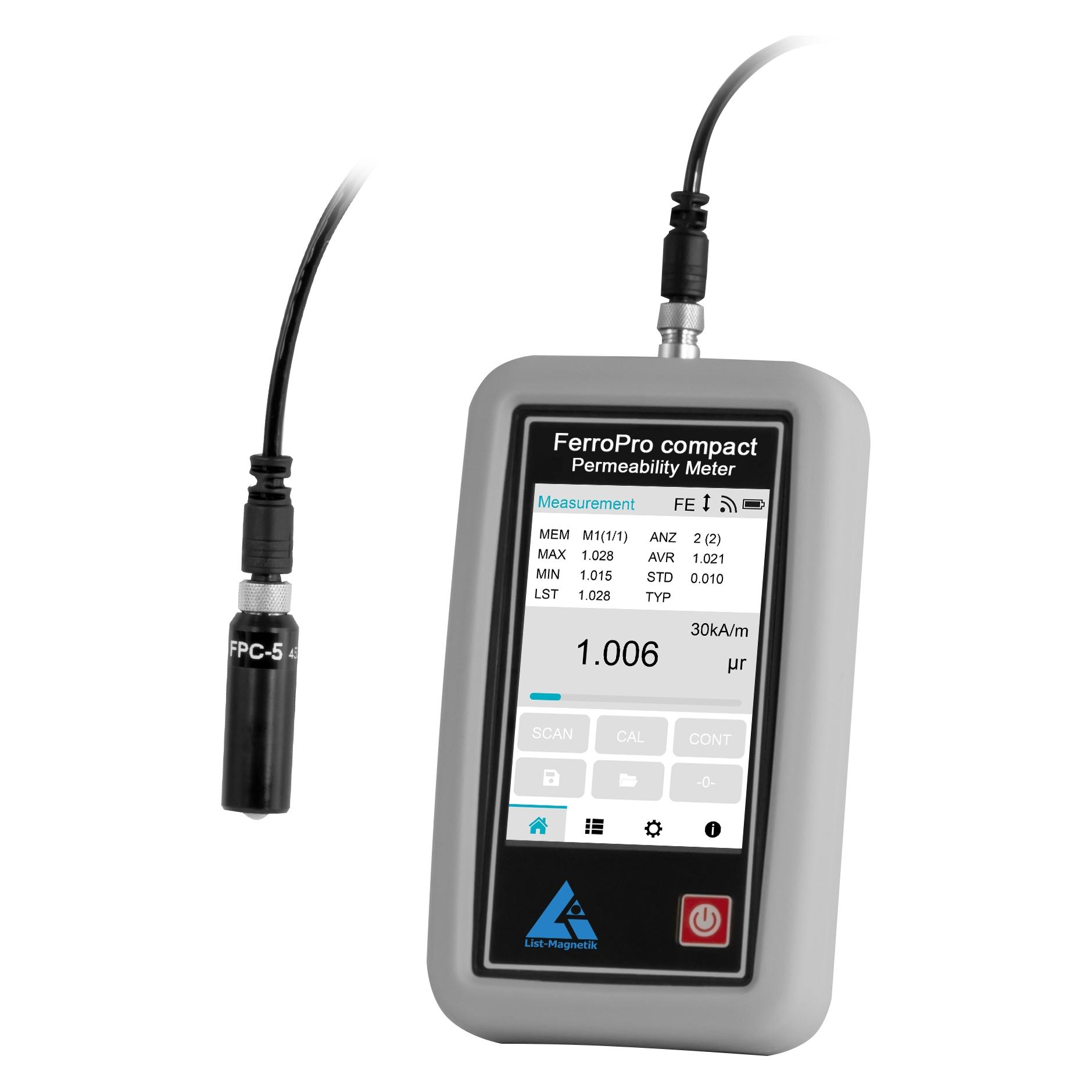 PCE Instruments LM-FERRO-PRO Magnetfeld Analysegerät mit Datenloggerfunktion (LM-FERRO-PRO)