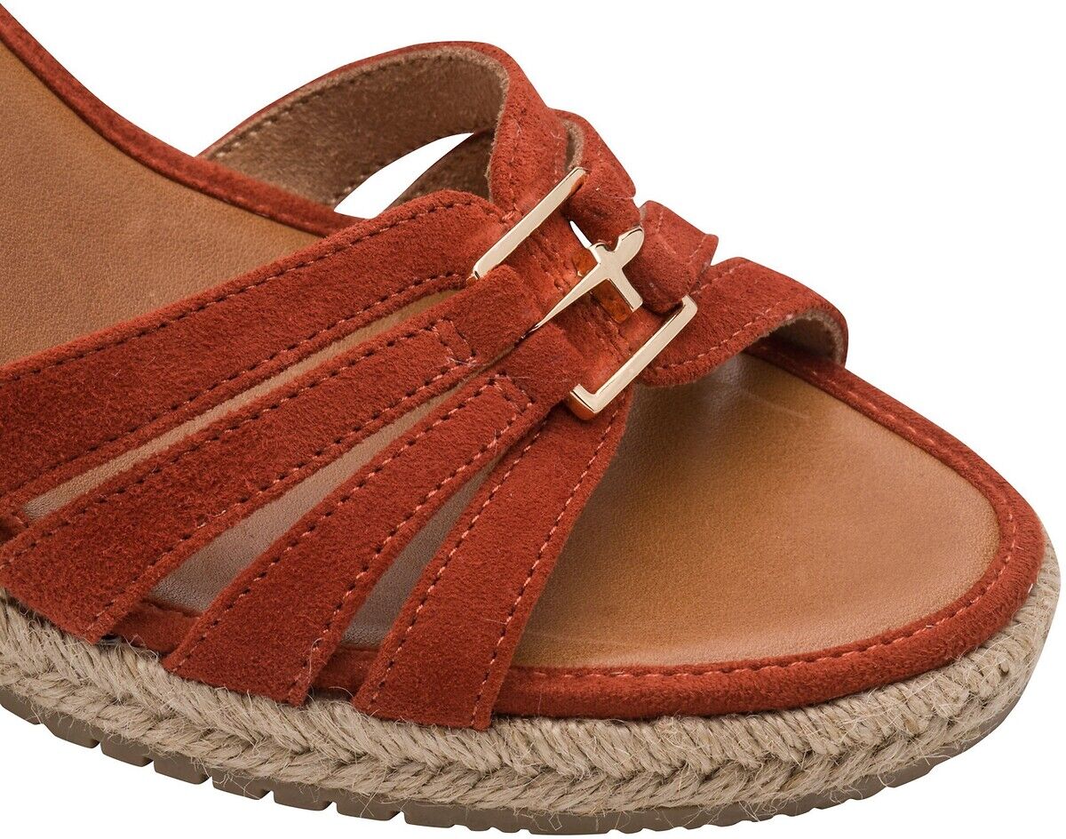 TAMARIS Espadrilles compensées en cuir