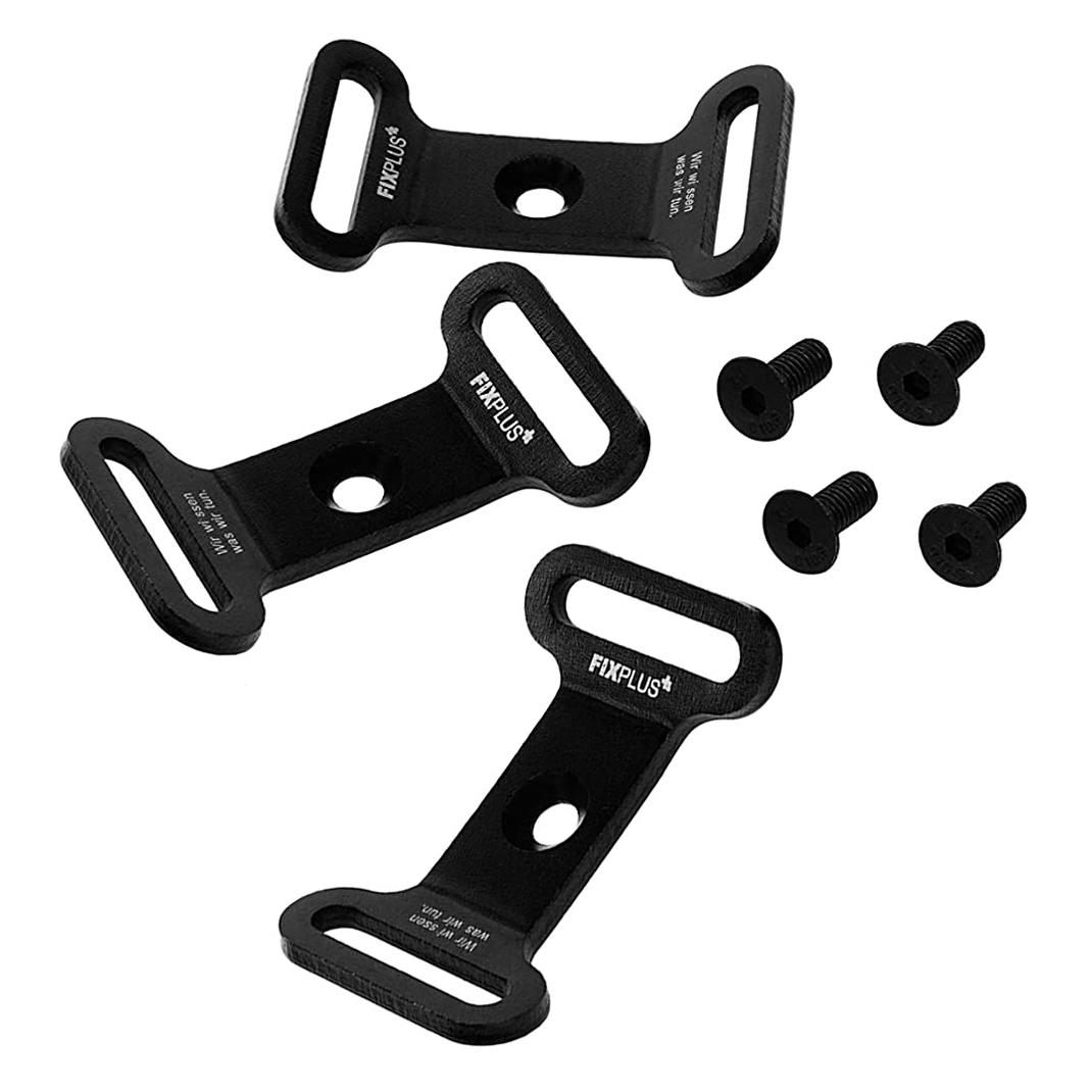 Fixplus 2.0 Sachen Festmacher, 3 Stk., Kunststoff, black (40084976)