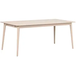 Holztisch in Eiche White Wash massiv Skandi Design