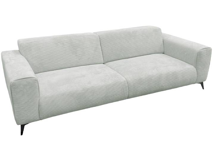 3er Sofa JULIA Stoff hellgrau