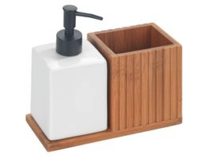 WENKO Distributeur de produit à vaisselle avec porte-ustensiles Mera
