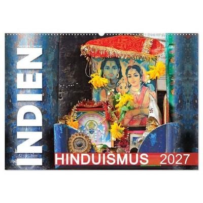 Indien - Hinduismus (Wandkalender 2027 DIN A2 quer), CALVENDO Monatskalender
