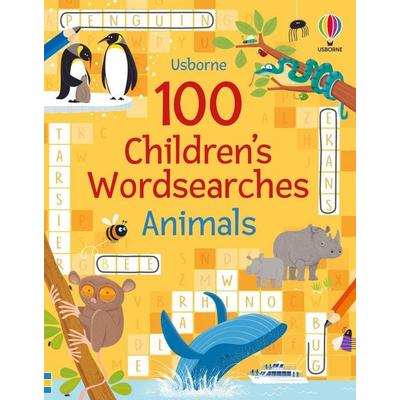 100 Children's Wordsearches: Animals, Taschenbuch von Phillip Clarke, Usborne, 978-1-80131-207-3
