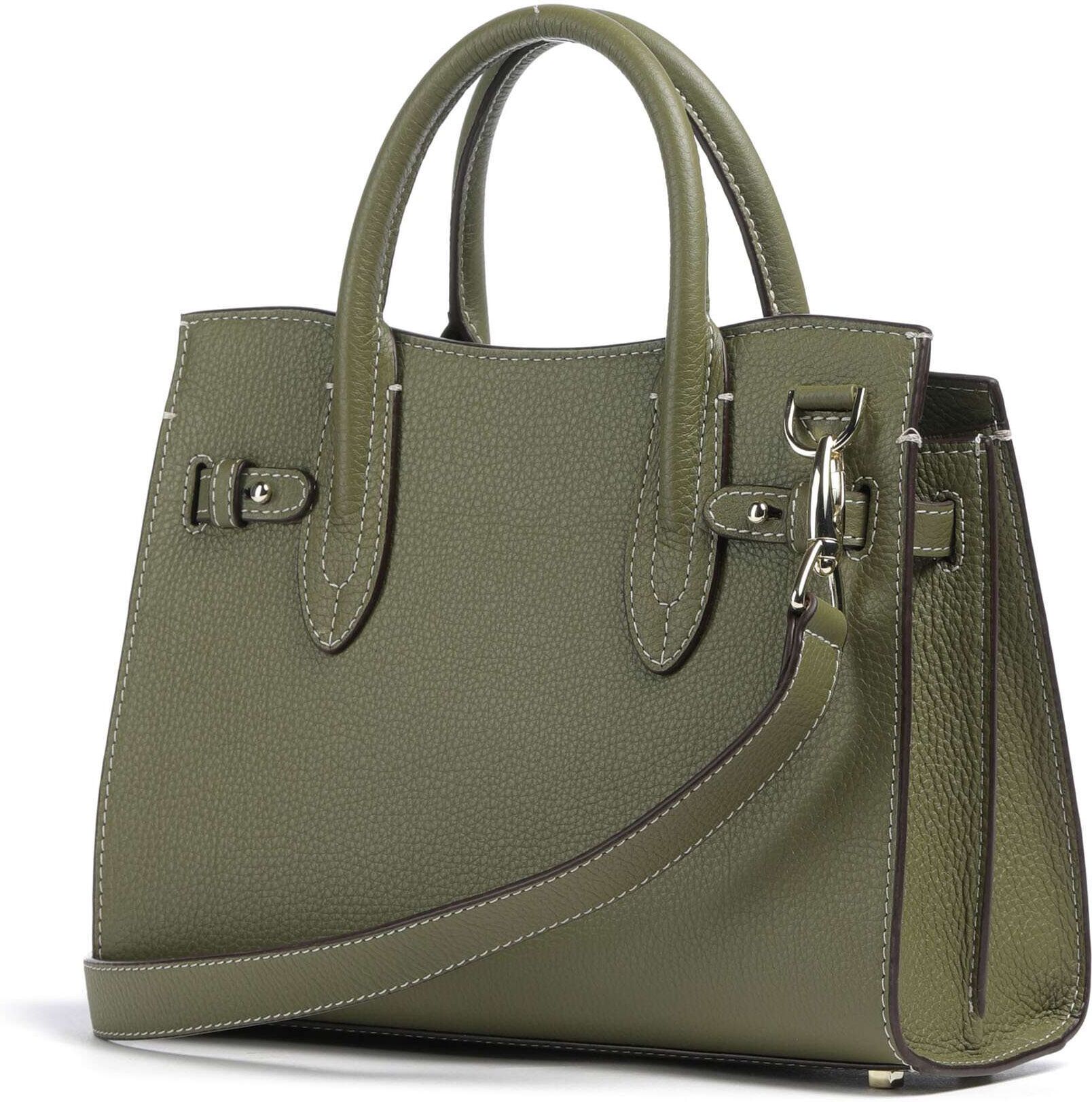 Aigner Farah M Handtasche aus Leder, oliv