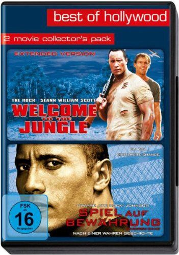 Dwayne Johnson - Best of Hollywood - 2 Movie Collector's Pack (Welcome to the Jungle / Spiel auf Bewährung) [2 DVDs] - Preis vom 11.10.2026 03:10:56 h