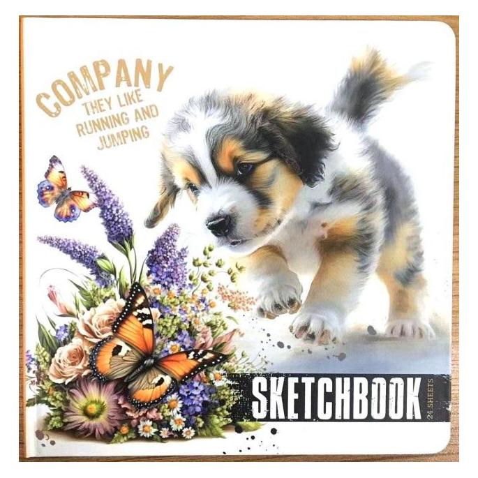 Teka Skizzenbuch 200x200 24K glatt Hund FRESH (A5, Blanko) (47995465)