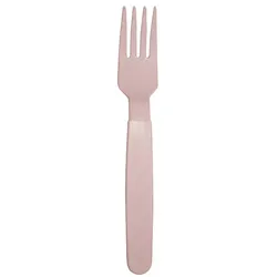 MONOUSO - Mehrweg Durable Gabel aus PP Mineral Pink 18,5cm (6 Stück)