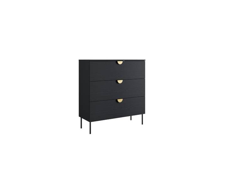 KOMMODE Graphitschwarz 100/107/40