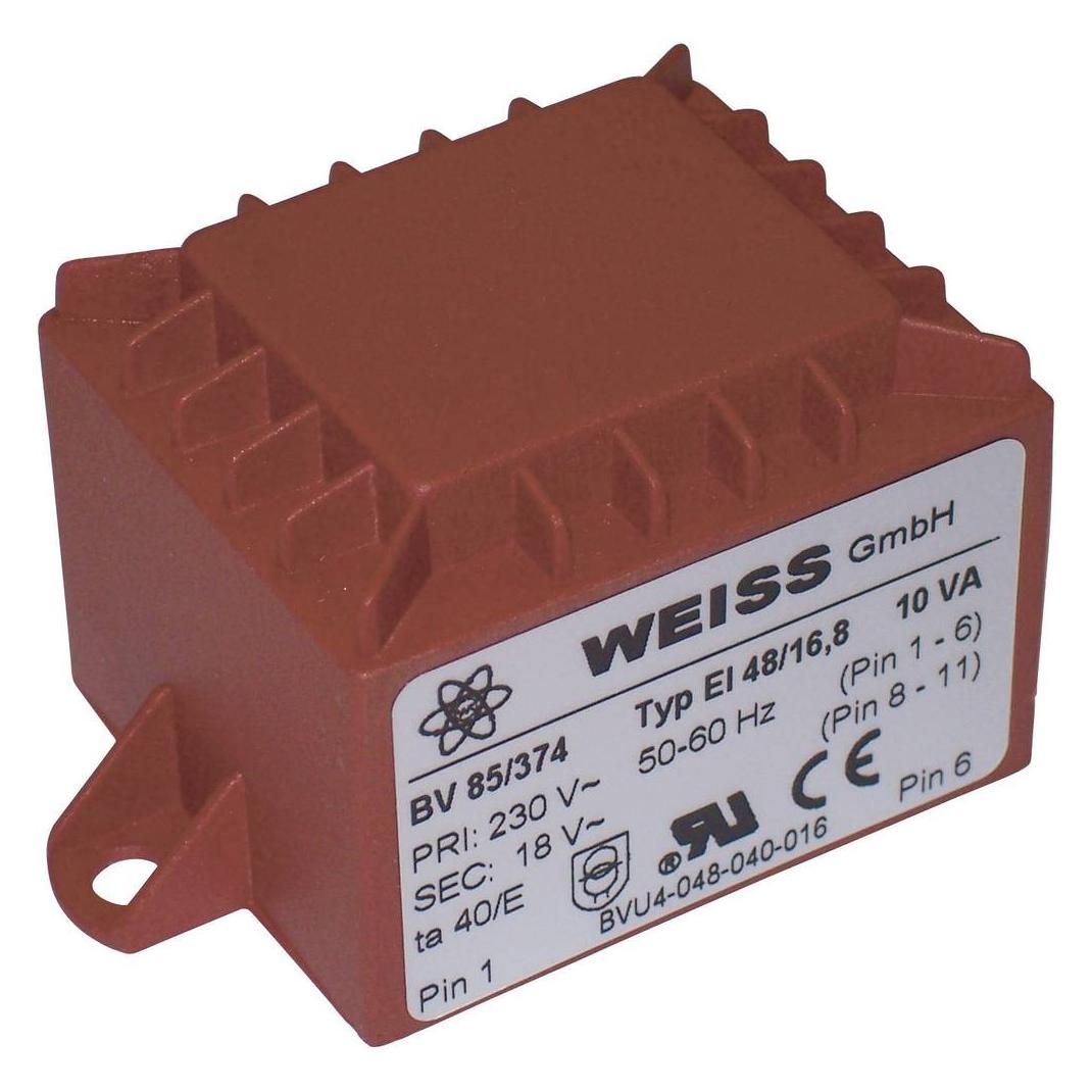 Weiss Elektrotechnik EI 48-Printtransformator 10 VA (85/371)
