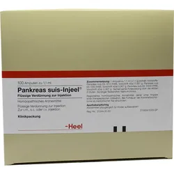 PANKREAS SUIS Injeel Ampullen 100 St Ampullen