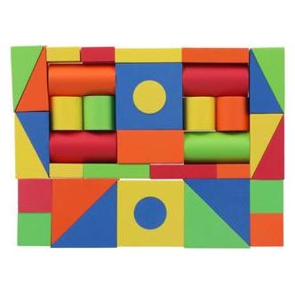 Jipy Discover Schaumstoff-Stapelblöcke 37 Stück Bunt (65276463)