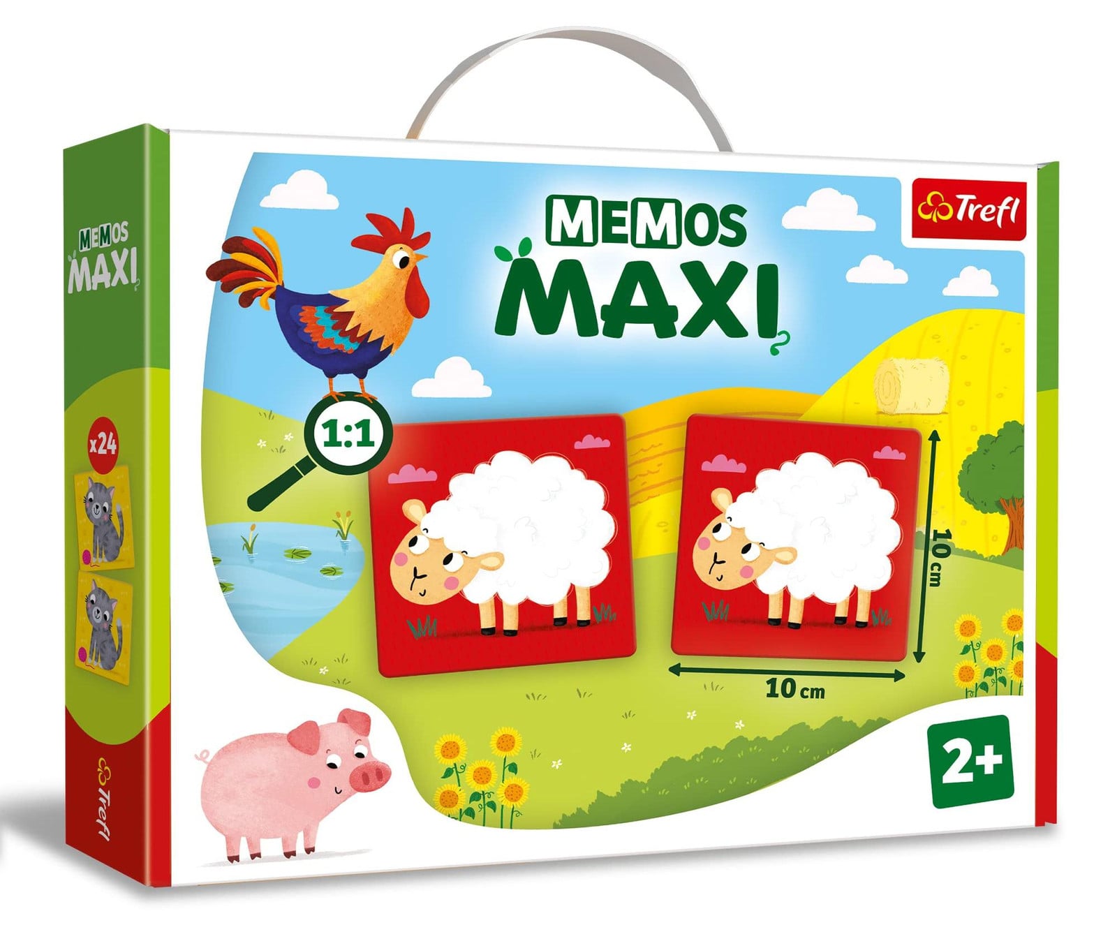 Trefl Gra Memos Maxi Dieren op de boerderij