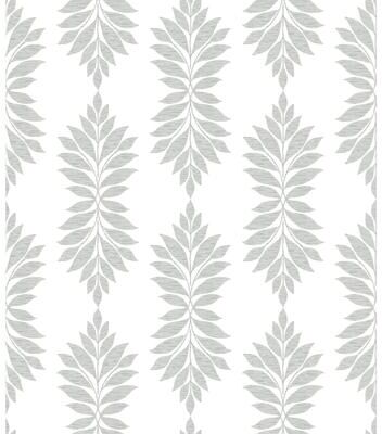 Inspired by Color Broadsands Botanica Light Grey Wallpaper