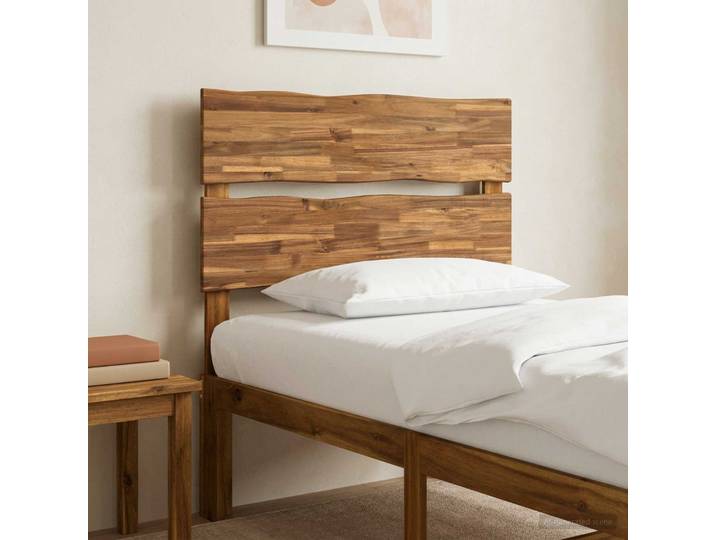 vidaXL Kopfteil mit Live Edge ROSTOCK Natur 80 cm Massivholz Akazie