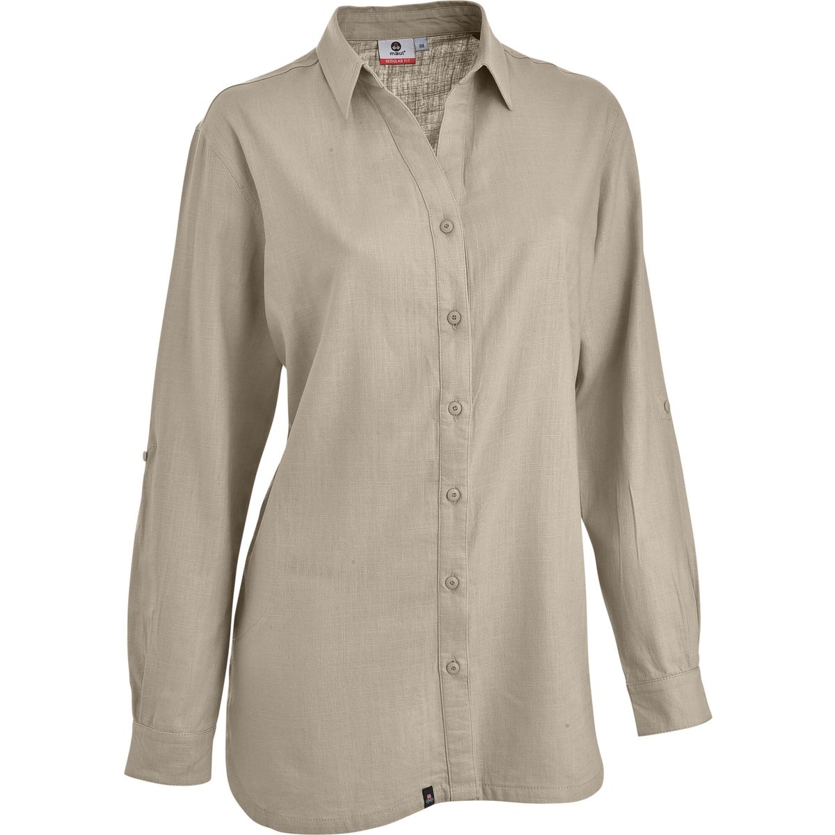 MAUL Sport Rosenberg - 1/1 Krempelbluse in Leinenoptik beige (36) 38 5330200409-36-38