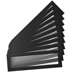 Tarifold 10er-Set Magnetrahmen/Inforahmen »Magneto Solo Pro« für Überschriften A4/A5 schwarz, 23x7.5 cm