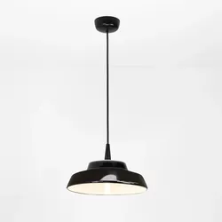 Zafferano Circus Black LED-Pendelleuchte 8W 3000K Durchmesser 24cm Weiße Keramik, handgefertigtes Design, hergestellt in Italien, IP40 für Wohnräume