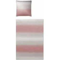 Elegante Satin Bettwäsche »Horizont« 2194-1 Bettwäsche 135x200 cm / 80x80 cm